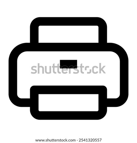 Printer icon. printer, print, photocopy, paper, computer, office, machine, document, device, electronic. Vector icon illustration