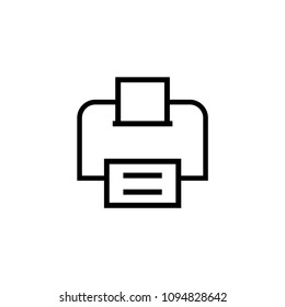 Printer icon - Print symbol - Print paper or document sign