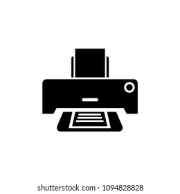 Printer icon - Print symbol - Print paper or document sign