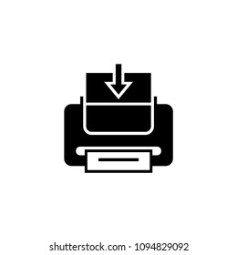 Printer icon - Print symbol - Print paper or document sign