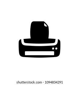 Printer icon - Print symbol - Print paper or document sign