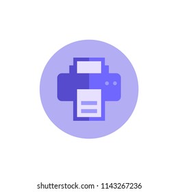 Printer icon - Print symbol - Print paper or document sign