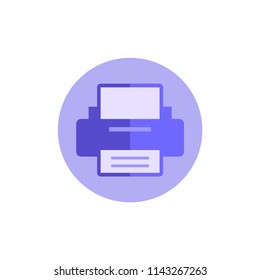 Printer icon - Print symbol - Print paper or document sign