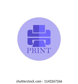 Printer icon - Print symbol - Print paper or document sign