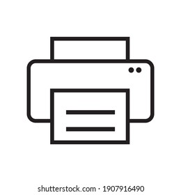 Printer icon - Print symbol - Print paper or document sign