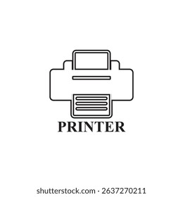 printer icon , print icon vector
