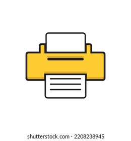 printer icon , printout icon vector