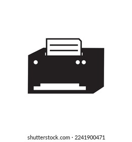 printer icon , printout icon vector