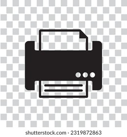 printer icon , printout icon vector