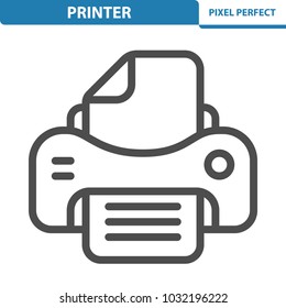 Printer Icon. Professional, pixel perfect icons optimized for both large and small resolutions. EPS 8 format. 12x size for preview.