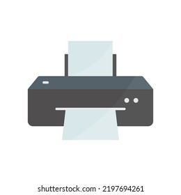 Printer icon. Icon related to electronic, technology. Flat icon style. Simple design editable