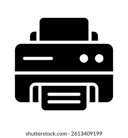Printer icon representing printed communication and document processing