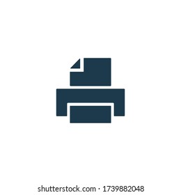 Printer icon. Scanner sign. Laser jet, ink jet printers. Document, image printouts symbol. Office tool and equipment icon for perfect web and mobile design.