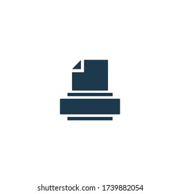 Printer icon. Scanner sign. Laser jet, ink jet printers. Document, image printouts symbol. Office tool and equipment icon for perfect web and mobile design.