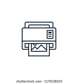 Printer icon. Scanner symbol modern, simple, vector, icon for website design, mobile app, ui. Vector Illustration