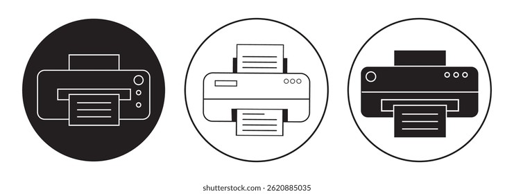 Printer icon Set vector for web, computer and mobile app.