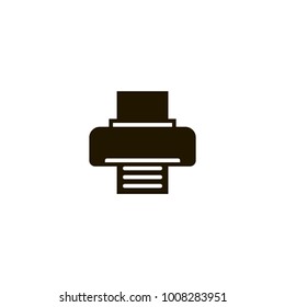 printer icon. sign design