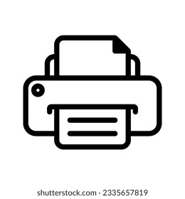 Printer icon. sign for mobile concept and web design. vector illustration