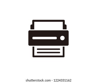 Printer icon sign symbol