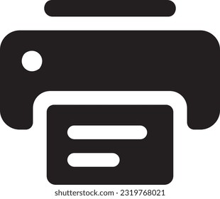 printer icon sign symbol flat