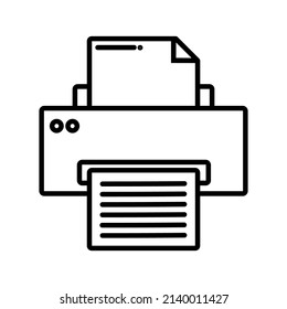 Printer icon sign vector, Symbol, Logo illustrasion for web ans mobile