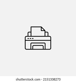 Printer icon sign vector,Symbol, logo illustration for web and mobile