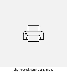 Printer icon sign vector,Symbol, logo illustration for web and mobile