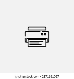 Printer icon sign vector,Symbol, logo illustration for web and mobile