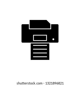 Printer  icon. Signs and symbols can be used for web, logo, mobile app, UI, UX on white background