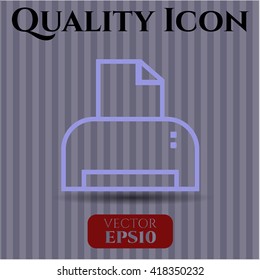 Printer icon or symbol