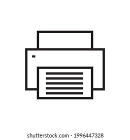 Printer icon symbol illustration on white background. vector.