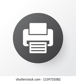 Printer icon symbol. Premium quality isolated fax element in trendy style.