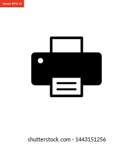 printer icon symbol vector design