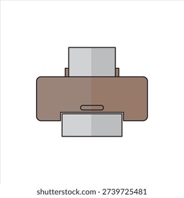 PRINTER ICON SYMBOLS FOR PRINTING IMAGES OR DOCUMENTS