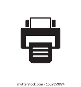 printer icon trendy flat design