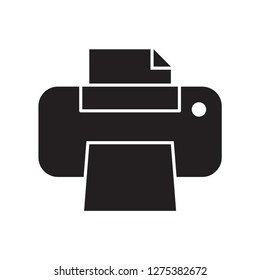 printer icon in trendy flat style 