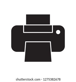 printer icon in trendy flat style 