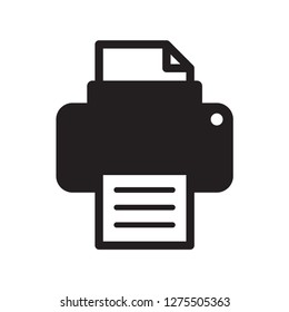 printer icon in trendy flat style 
