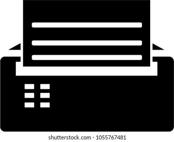 Printer icon vector