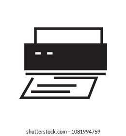 printer icon vector