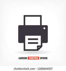 Printer icon vector
