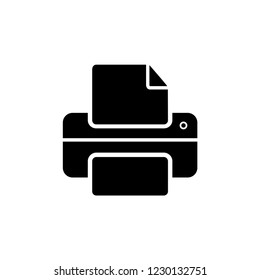 Printer Icon Vector.