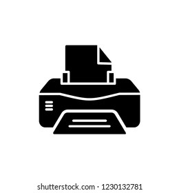 Printer Icon Vector.