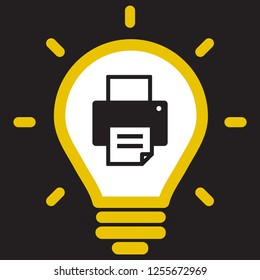 Printer icon vector