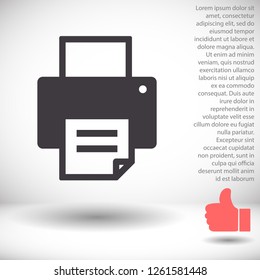 Printer icon vector