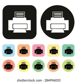 Printer icon. vector
