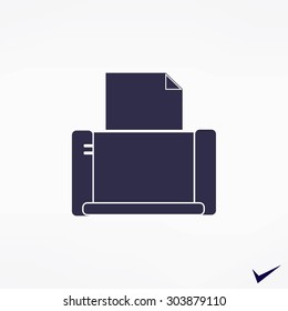 Printer icon vector