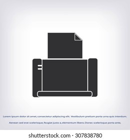 Printer icon vector