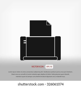 Printer icon vector