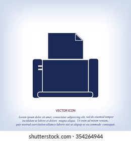 Printer icon vector